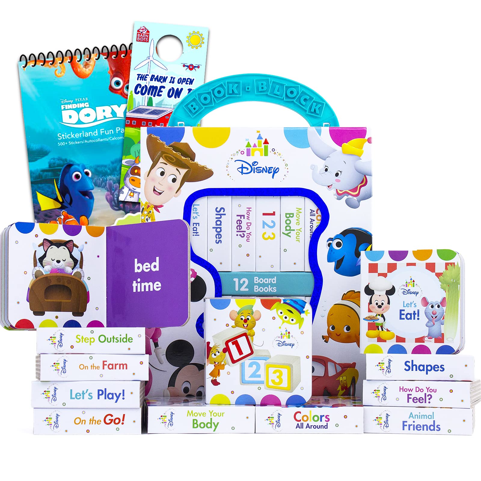 Disney Early Learning Books Set For Toddlers and Babies Bundle with