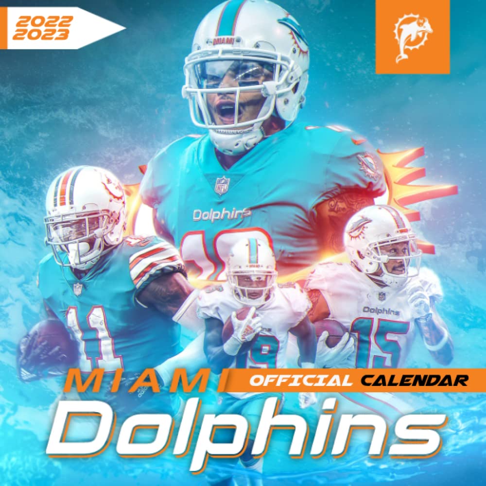 Mịami Dọlphins Calendar 2022 OFFICIAL 2022 Calendar, SPORT Calendar