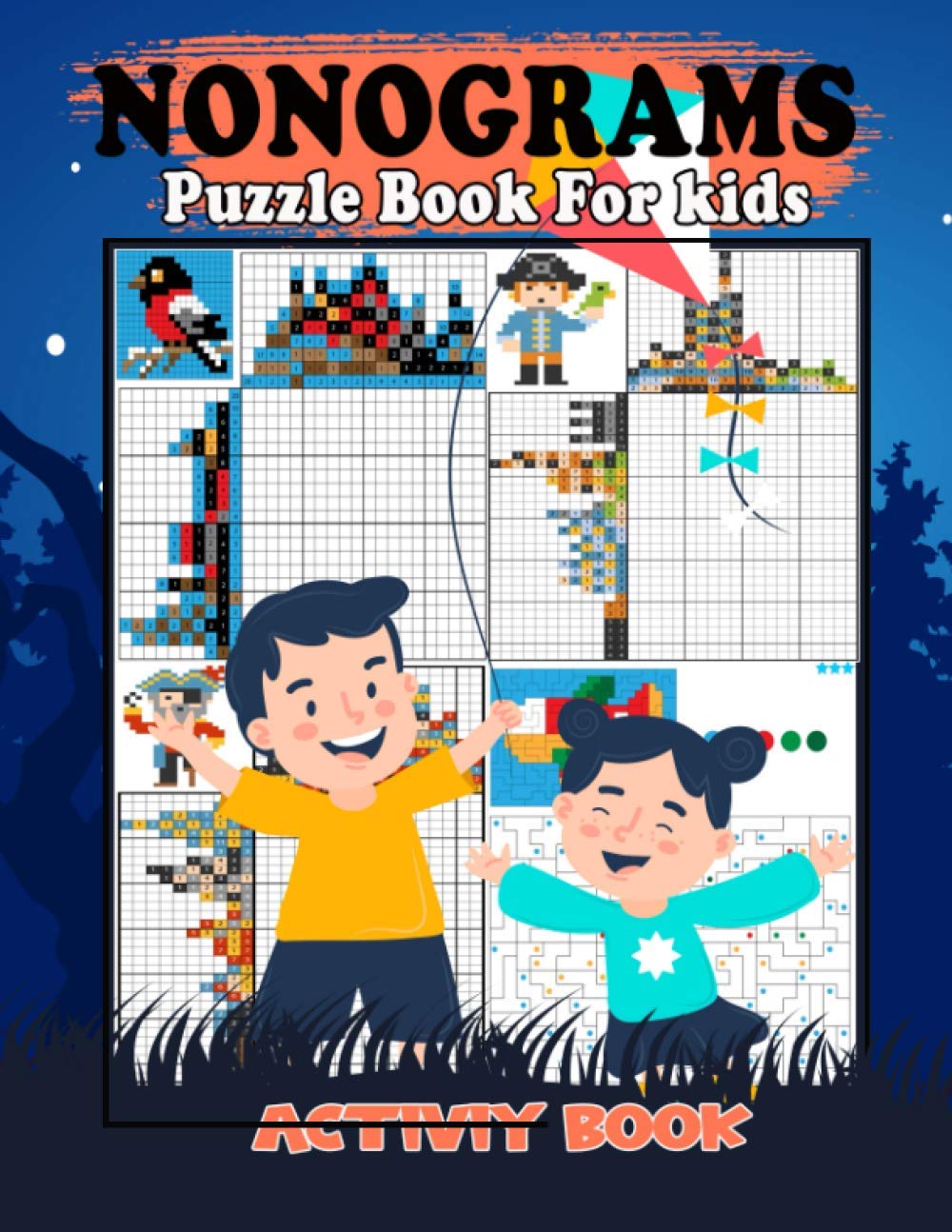 Nonograms Puzzle Book for kids Hanjie Picross Griddlers Puzzles Book