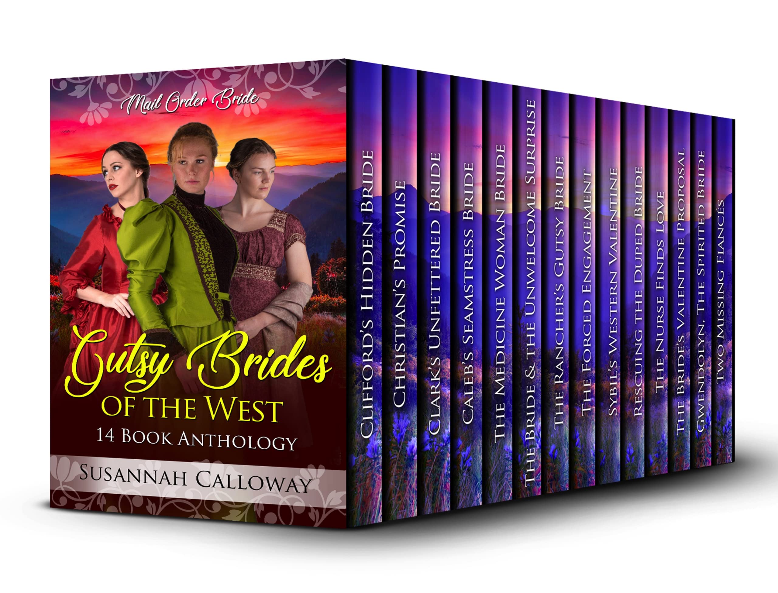 Gutsy Brides of the West: 14 Book Anthology