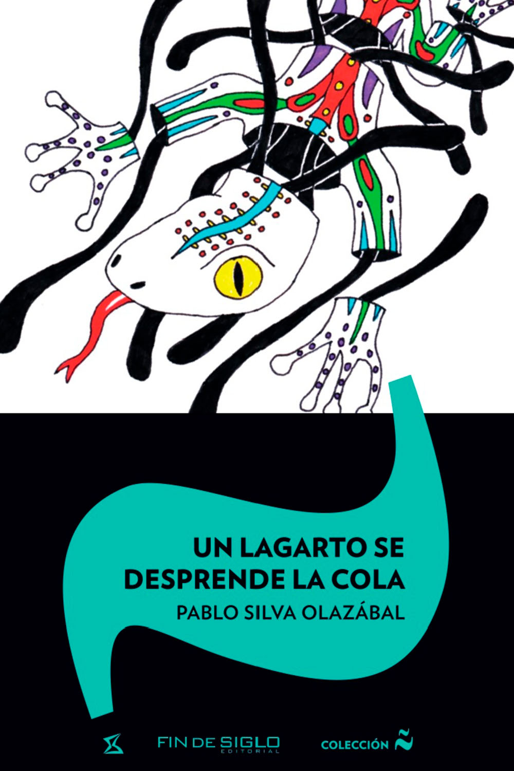 Un lagarto se desprende la cola