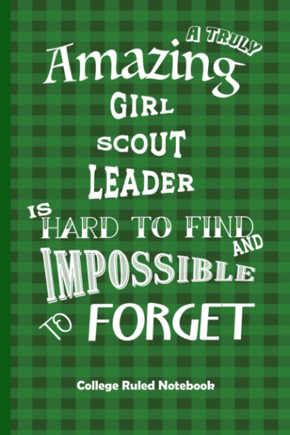 Girl Scout Leader Gift College Ruled Notebook Best Gift for Colleagues