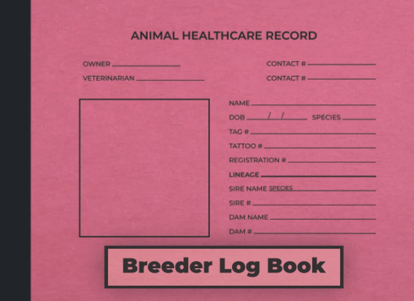 Breeder Log Book Litters Tracking Journal Perpetual Whelping Tracker