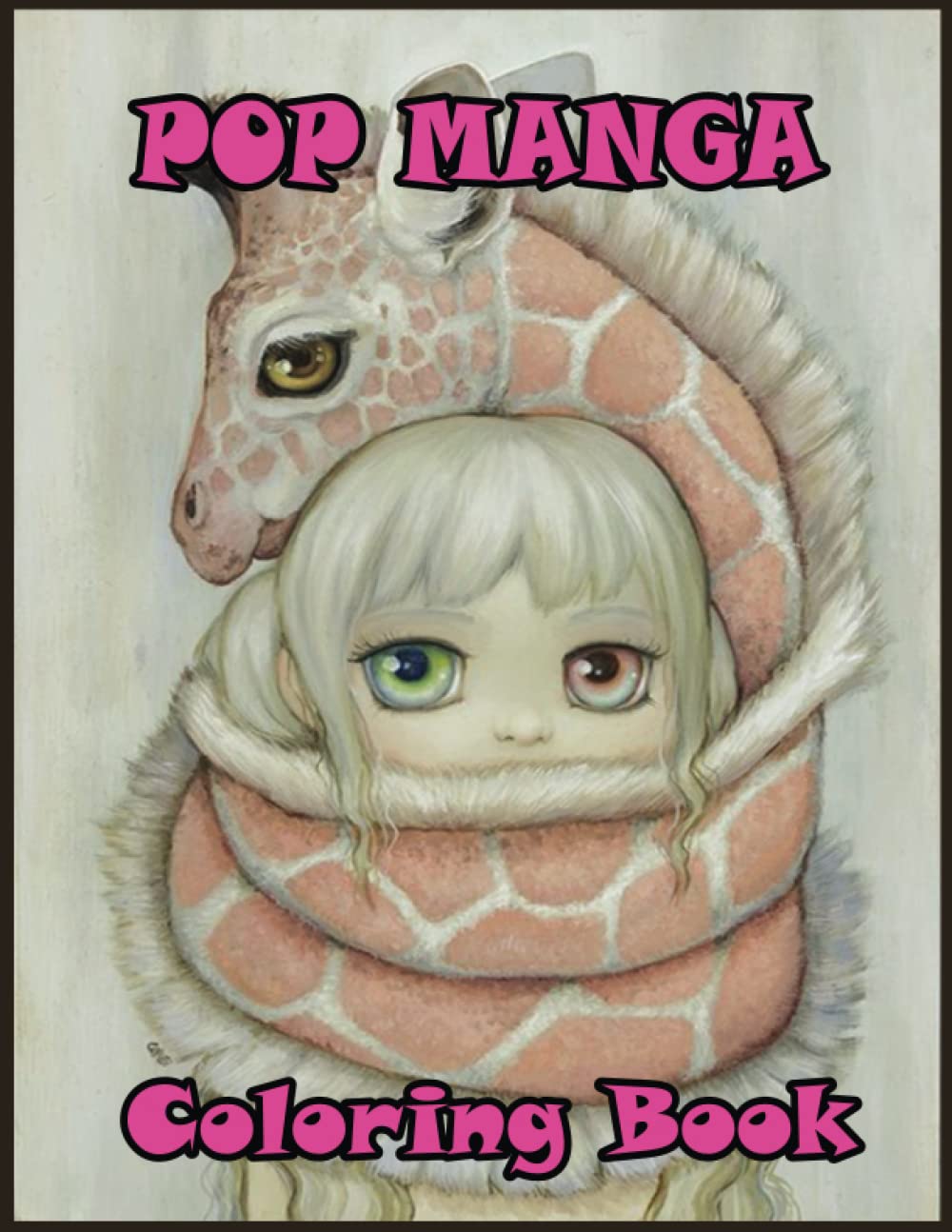 Pop manga coloring book Amazing Colouring Pages, So Cool and Beautiful