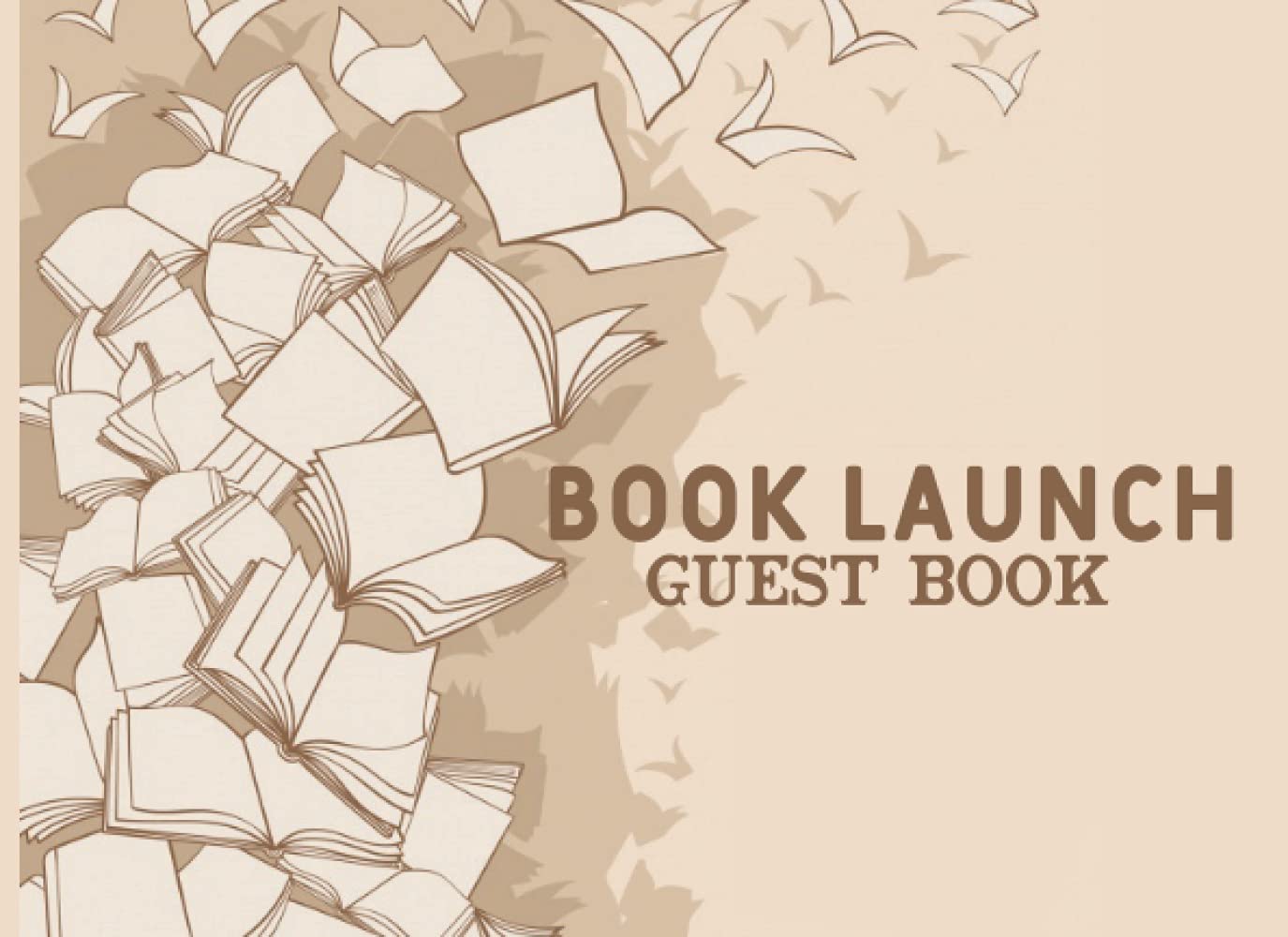 Book Launch Guest Book A Guest Book for a Book Launch Party for Guest