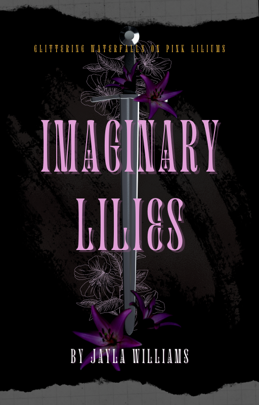 Imaginary Lilies Glittering waterfalls on pink liliums by Jayla