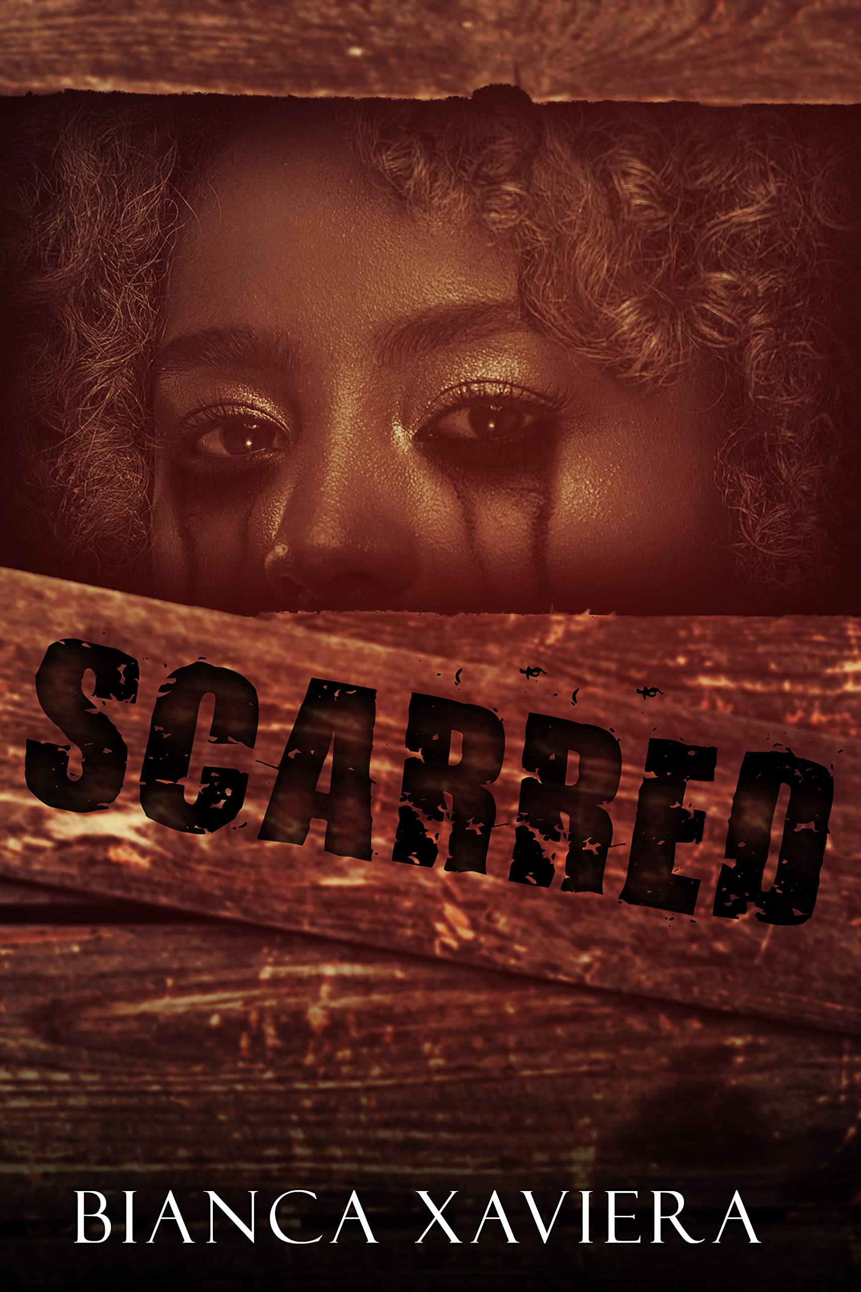 Scarred book cover