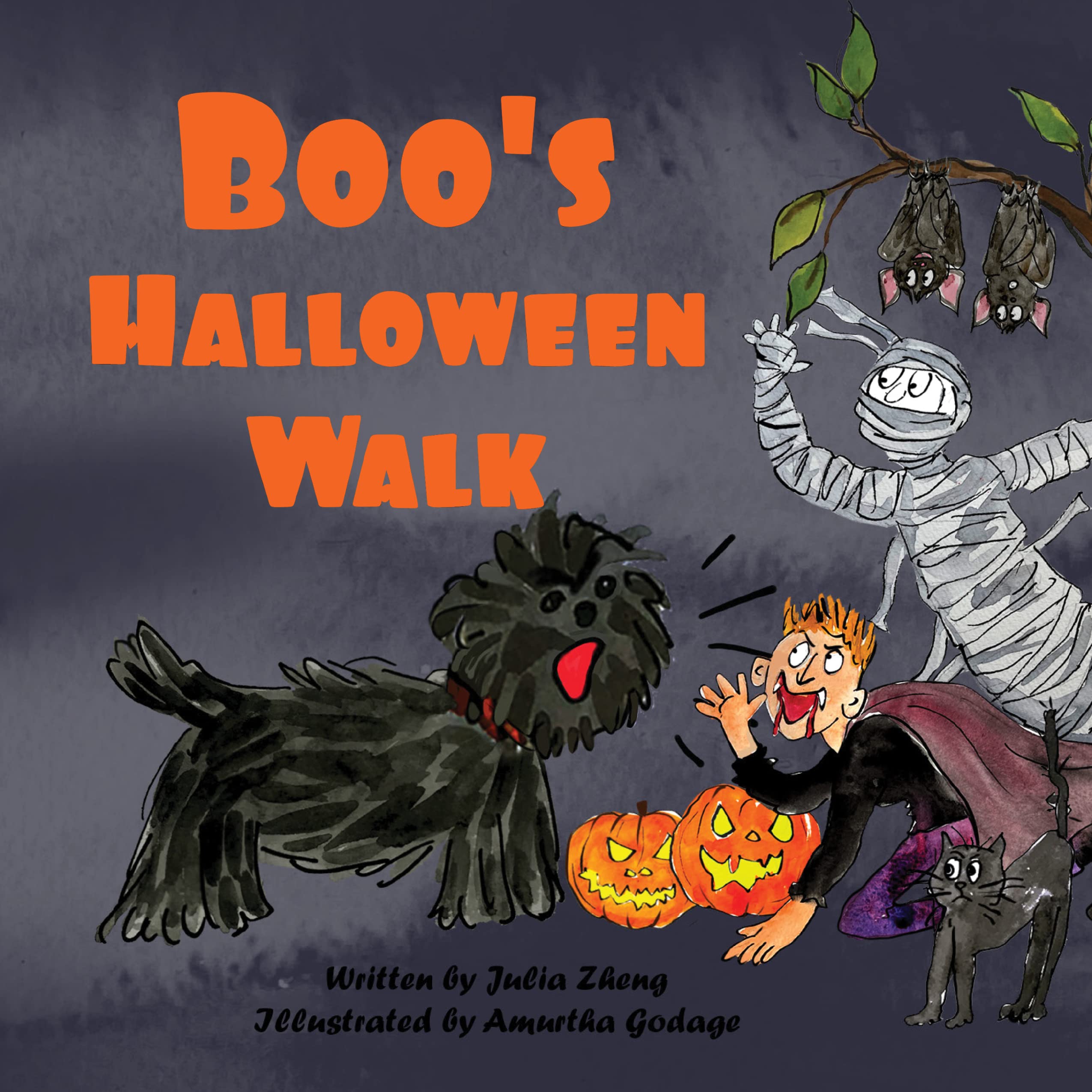 Boo's Halloween Walk: A Halloween Counting Book for Children to Learn ...