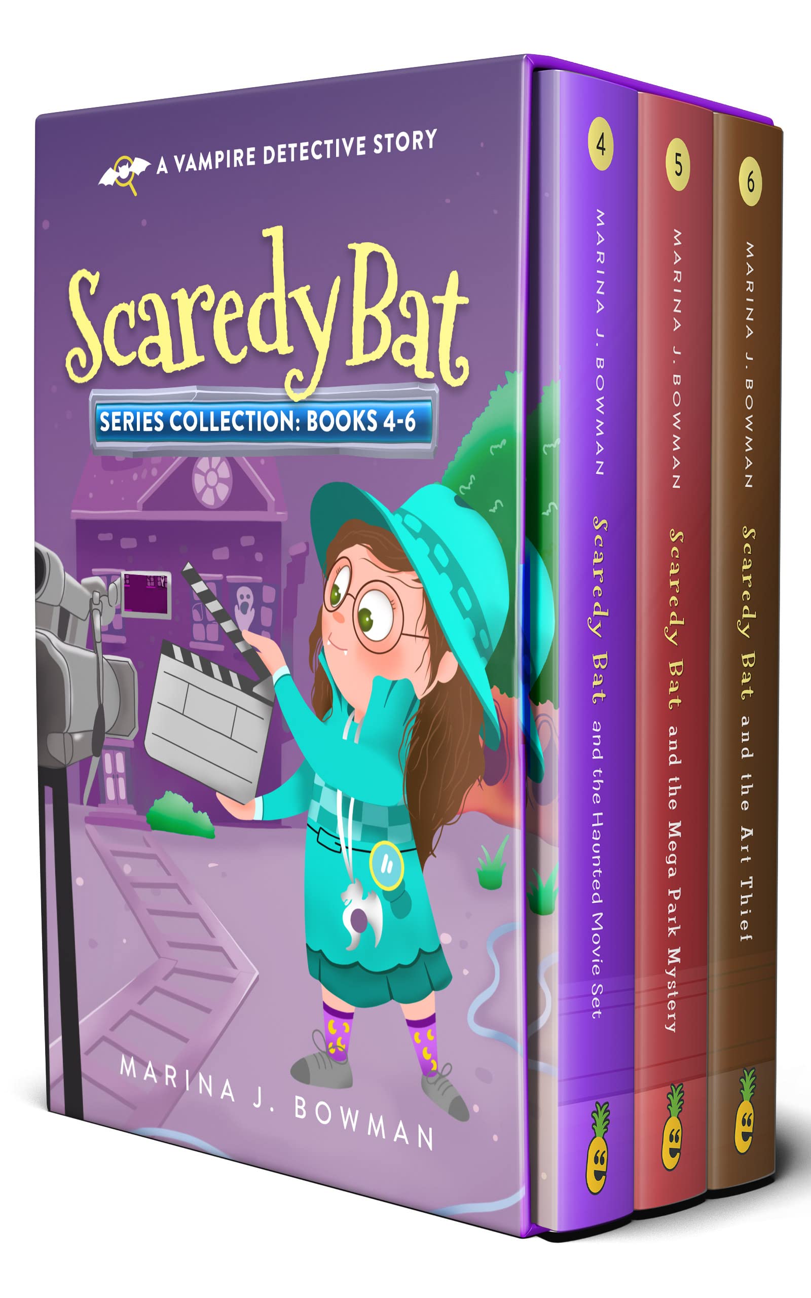 Scaredy Bat Books 46 Series Collection Illustrated Vampire Detective