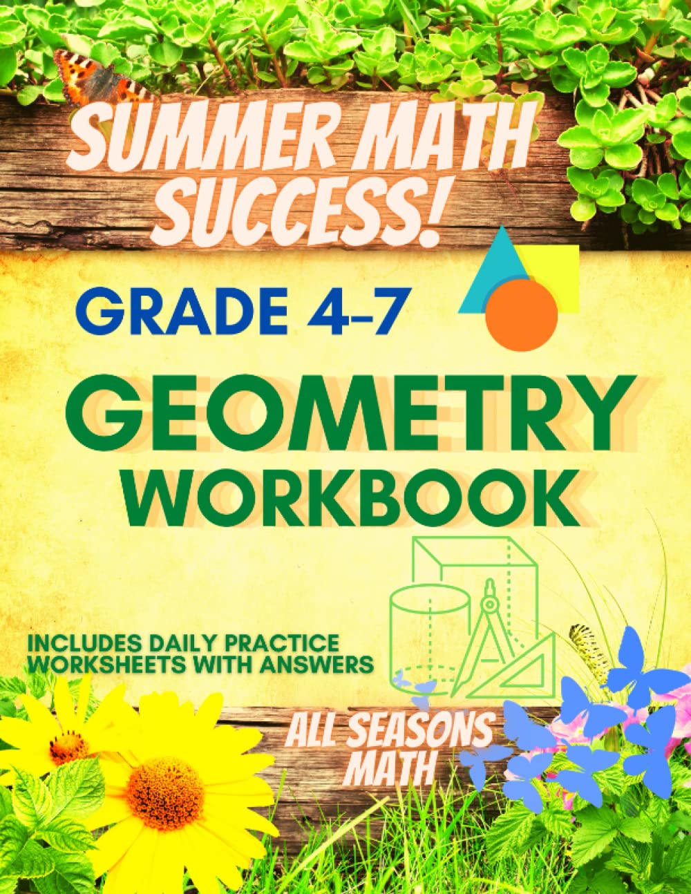 Summer Math Success: Geometry Workbook Grade 4 to Grade 7 ...