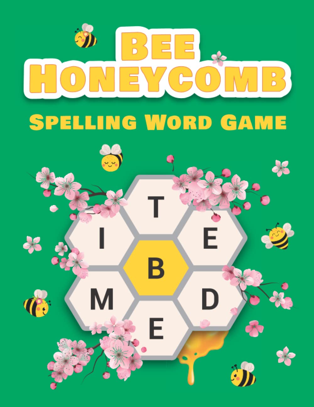 Bee Spelling Word Game Wheel Anagram Puzzle by Learn & Fun