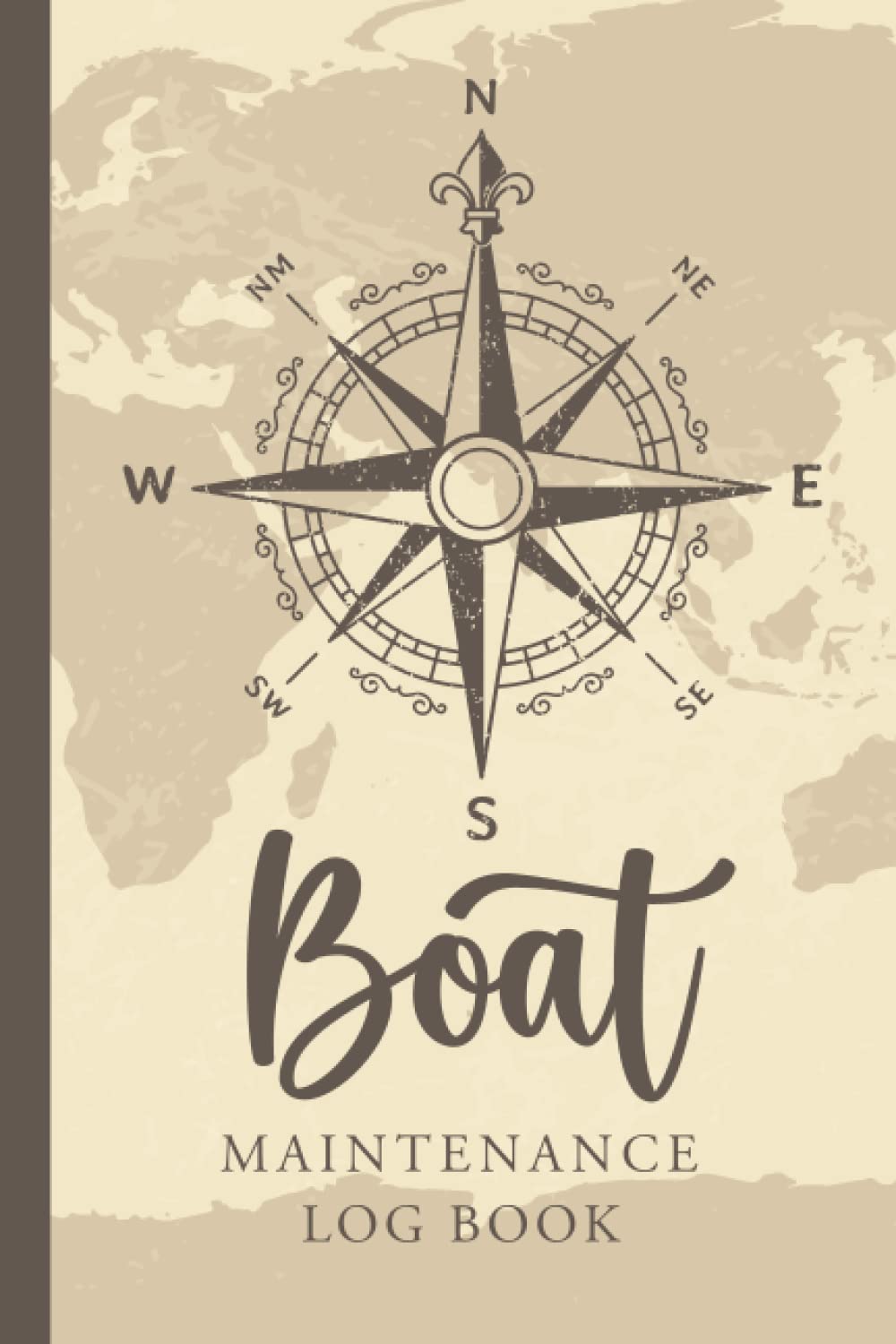 Boat Maintenance Log Book (Sized 6"x9", 148 Pages) Captains Log Book