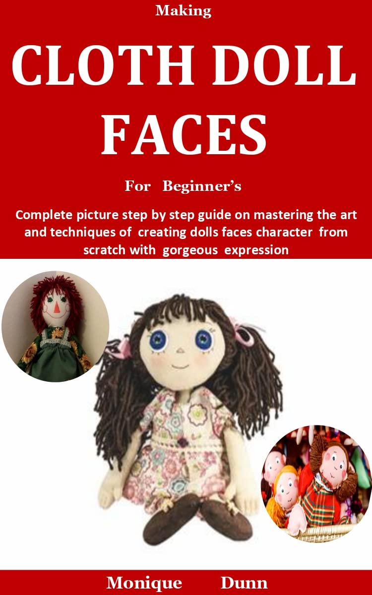 Making Cloth Doll Faces For Beginner’s Complete picture step by step