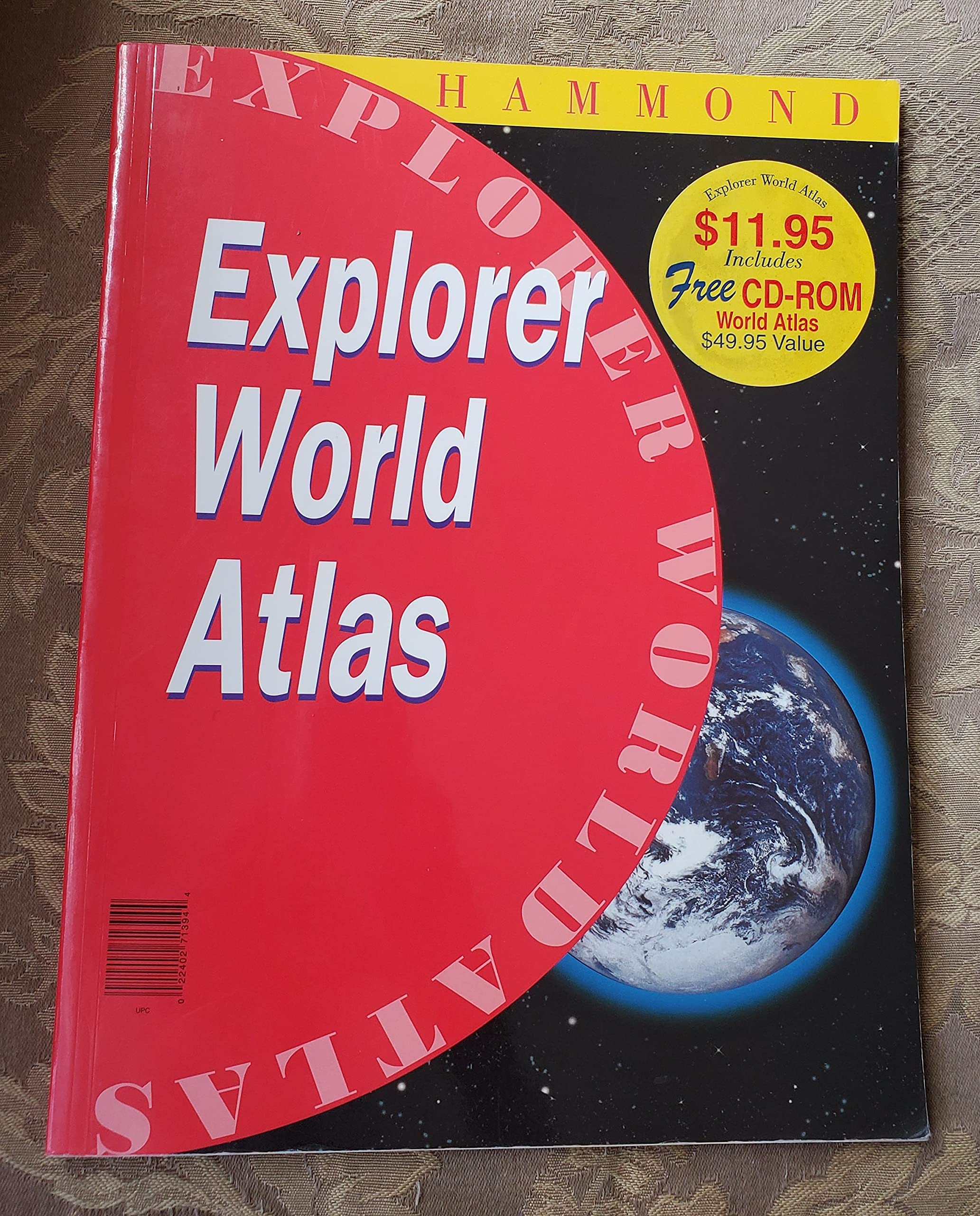 Hammond Explorer World Atlas Includes CDROM World Atlas by Hammond World Atlas Corporation