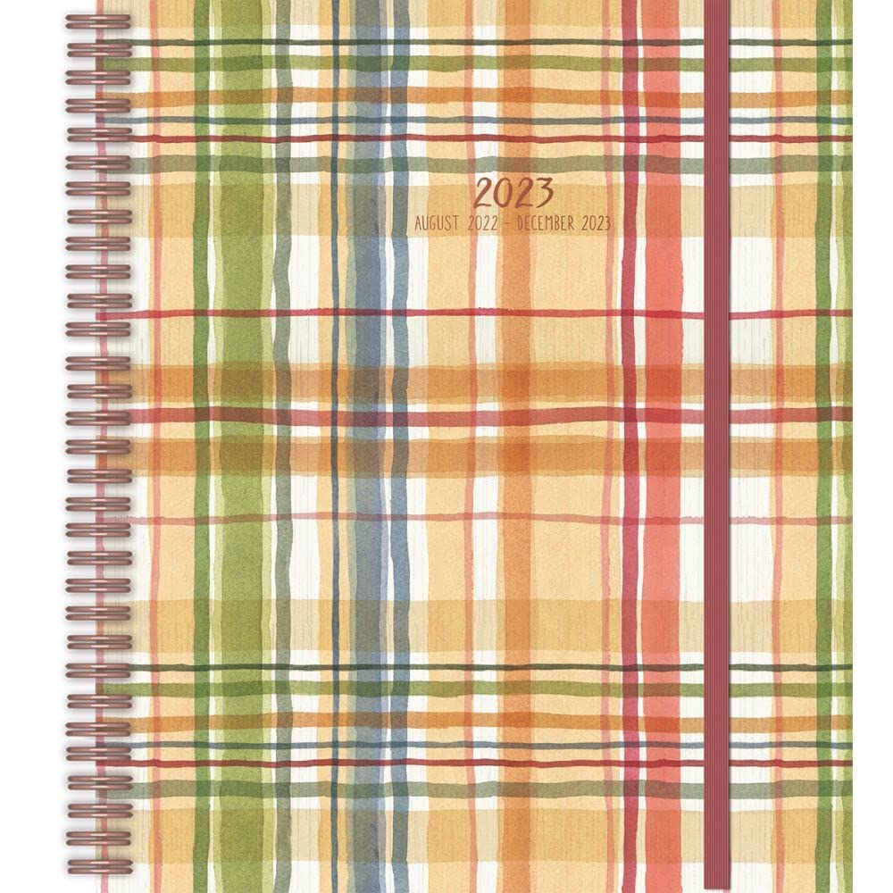Wells street by lang watercolor wonder 2023 deluxe planner by wells