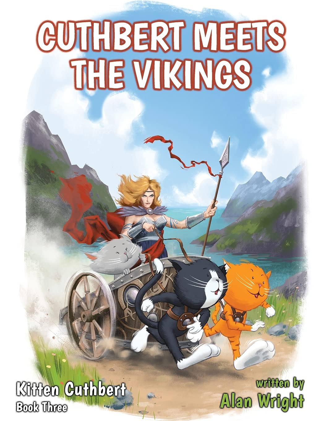 Kitten Cuthbert Book 3 Cuthbert Meets The Vikings by Alan Wright