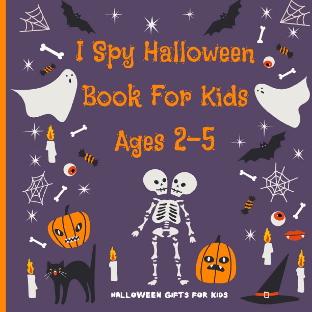 Halloween Gifts For Kids,I Spy Halloween Book For Kids Ages 25 A Fun