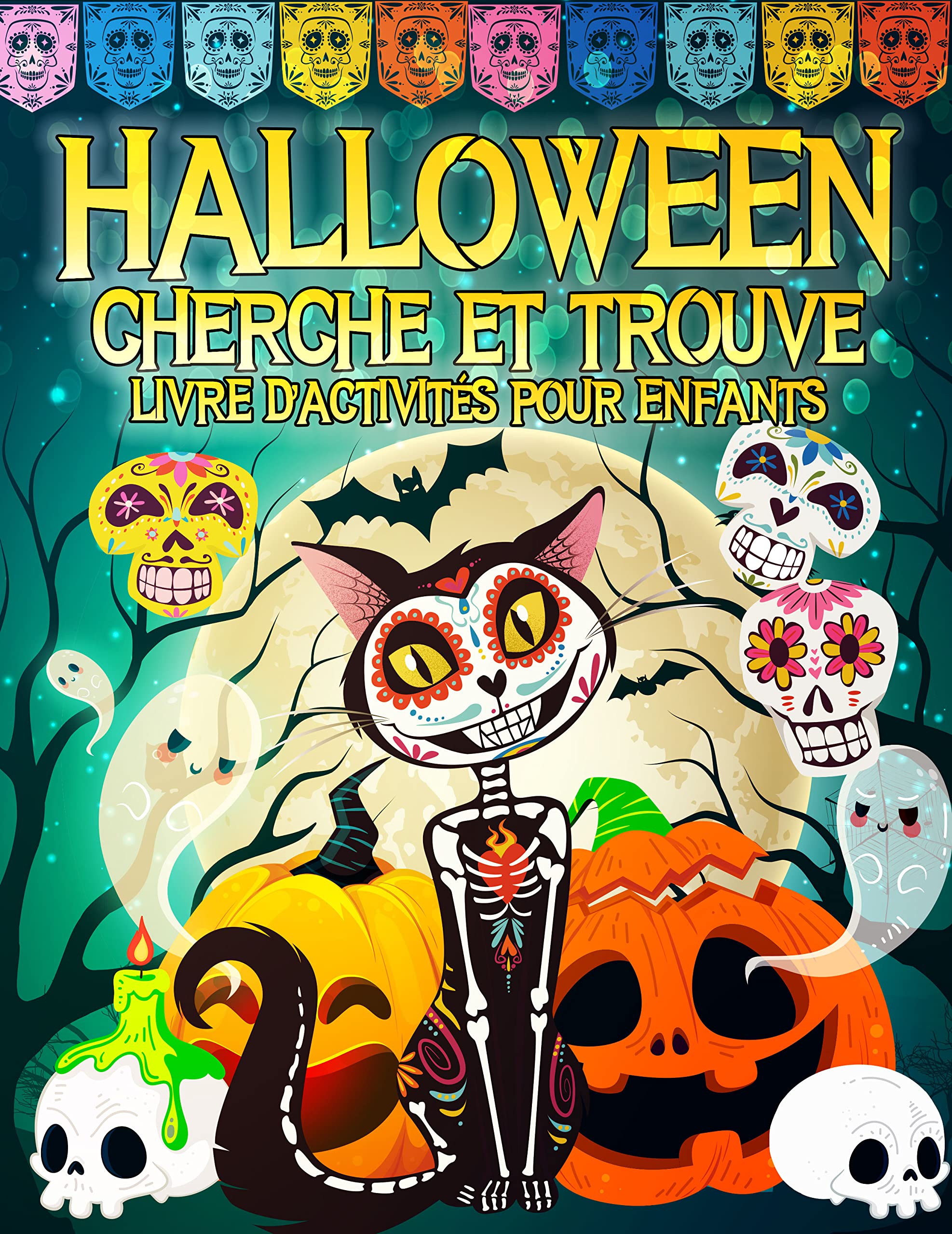 Cherche et Trouve Halloween: Livre d'Activité pour Enfants: Halloween