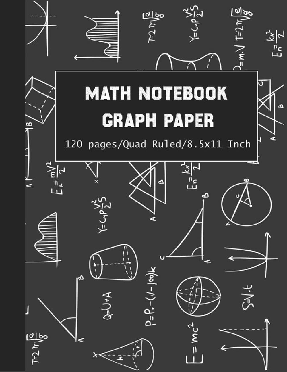 Math Notebook Graph Paper: Graph paper for Multiplication | 4x4 Quad ...