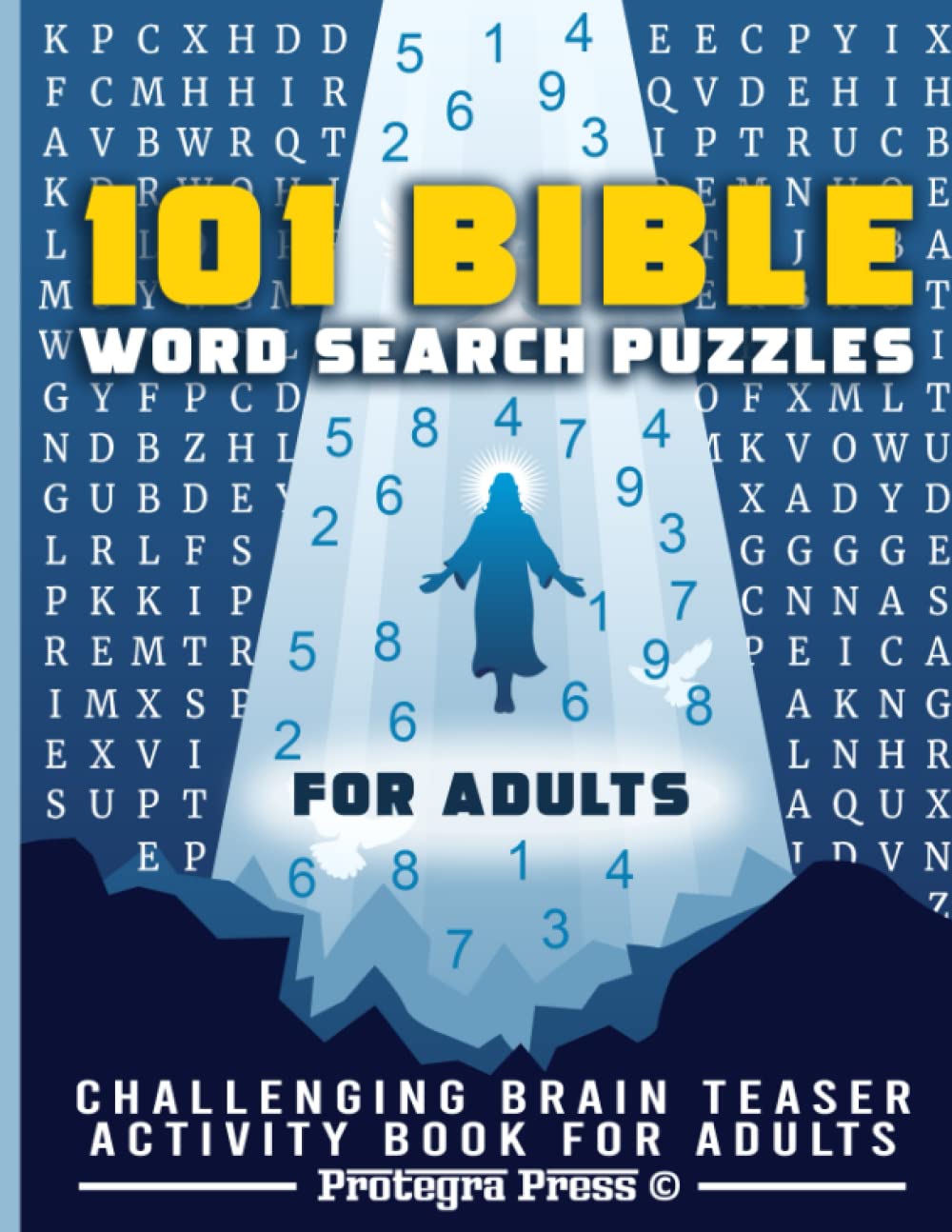 101 BIBLE WORD SEARCH PUZZLES FOR ADULTS: CHALLENGING BRAIN TEASER ...