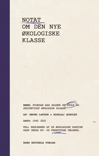 Notat om den nye økologiske klasse book cover