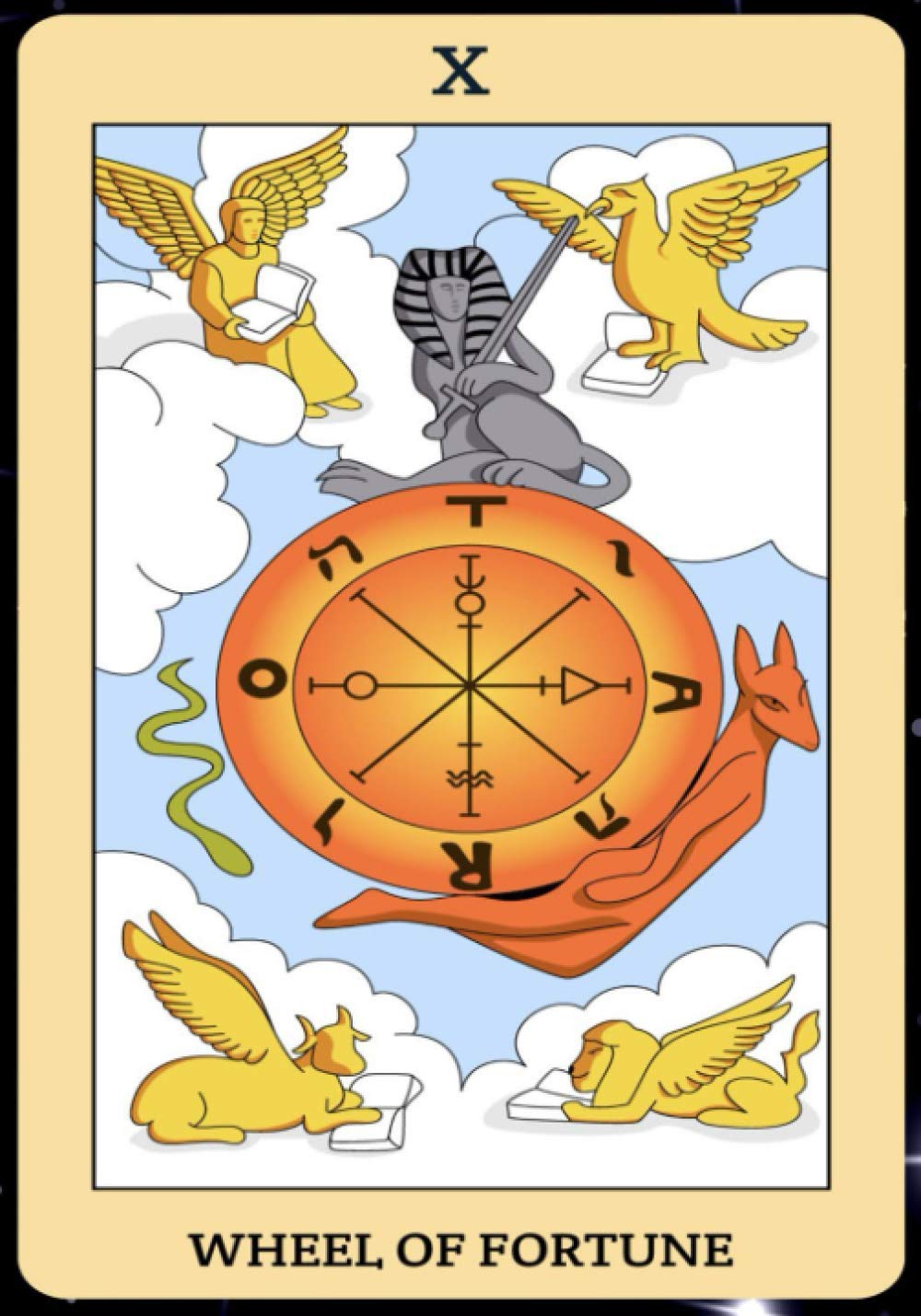 Wheel of Fortune: Tarot Card Journal, Divination Journal, Magic Reading ...