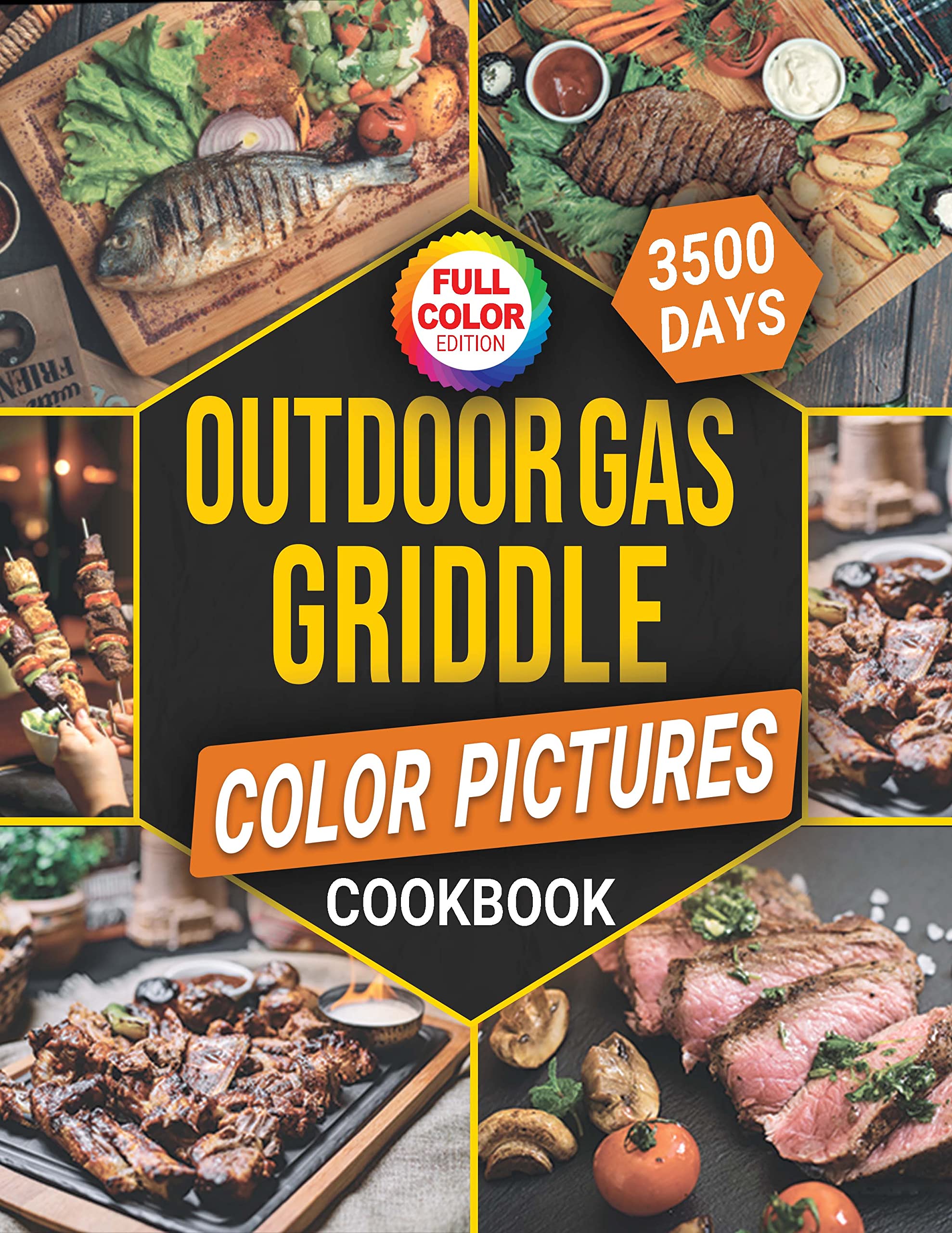 Outdoor Gas Griddle Cookbook with Pictures 2022 3500 Days of Outdoor