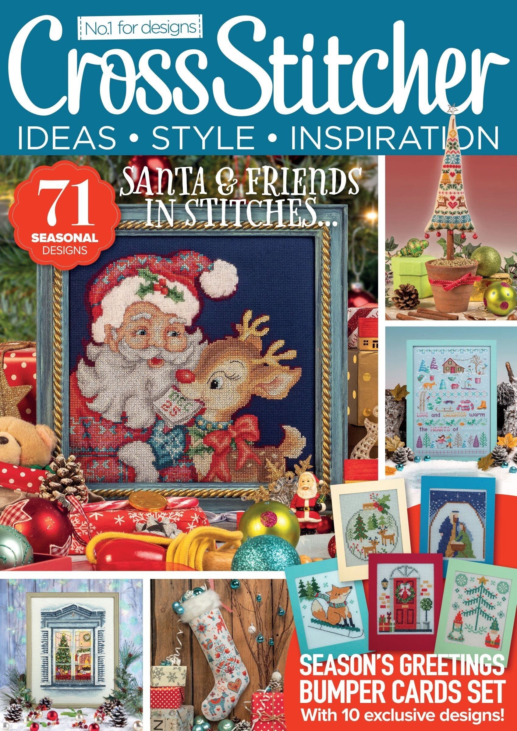 Santa & Friends in Stitches: Cross Stitcher
