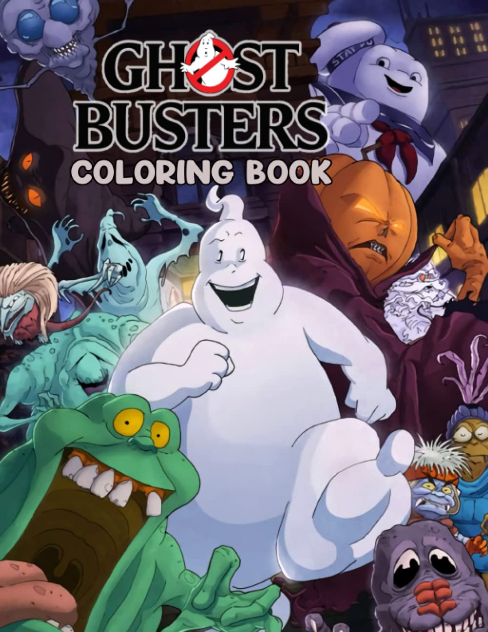 Ghostbusters Coloring Book: Ghostbusters Coloring Book For Kids, Ages 4
