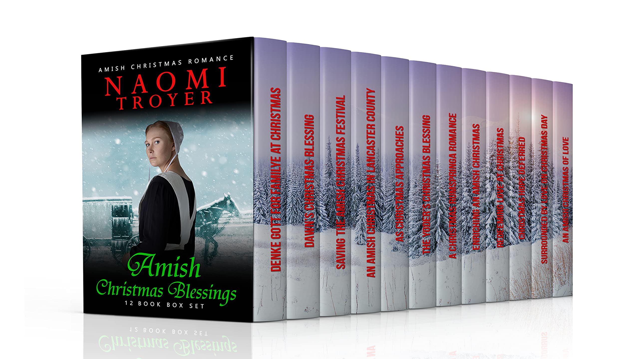 Amish Christmas Blessings: 12 Book Box Set