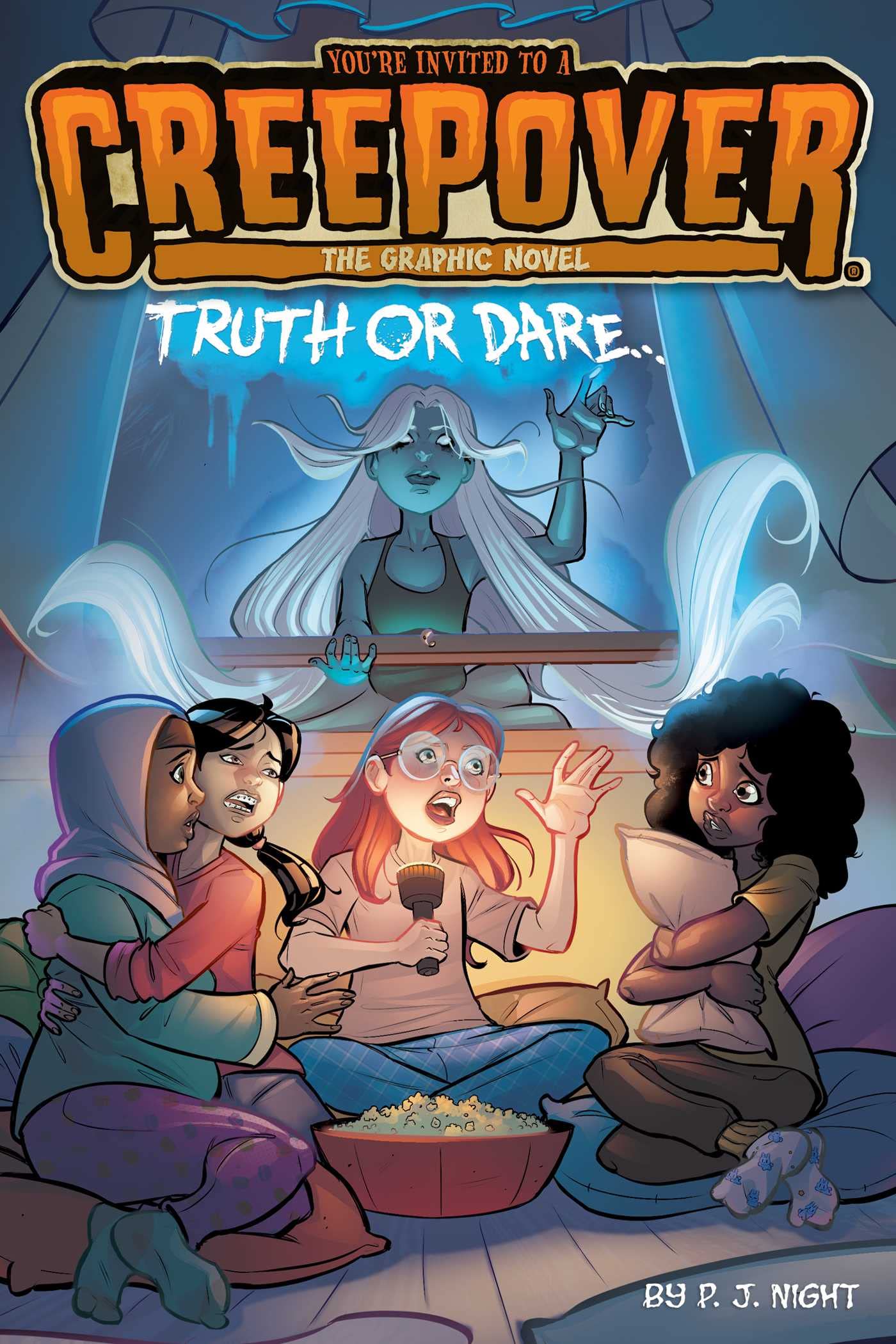 You're Invited to a Creepover Graphic Novels book cover 1