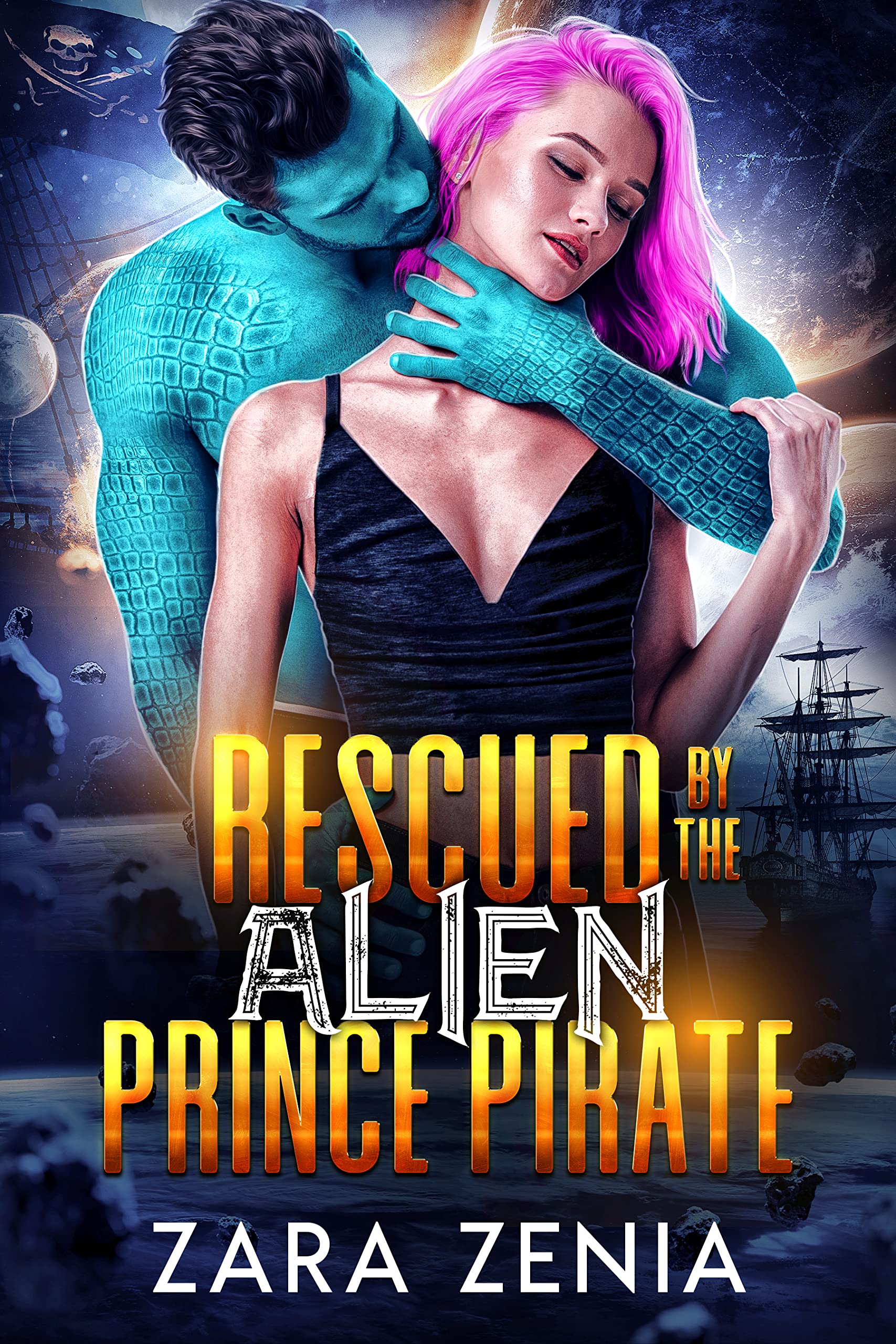 Rescued By The Alien Prince Pirate book cover