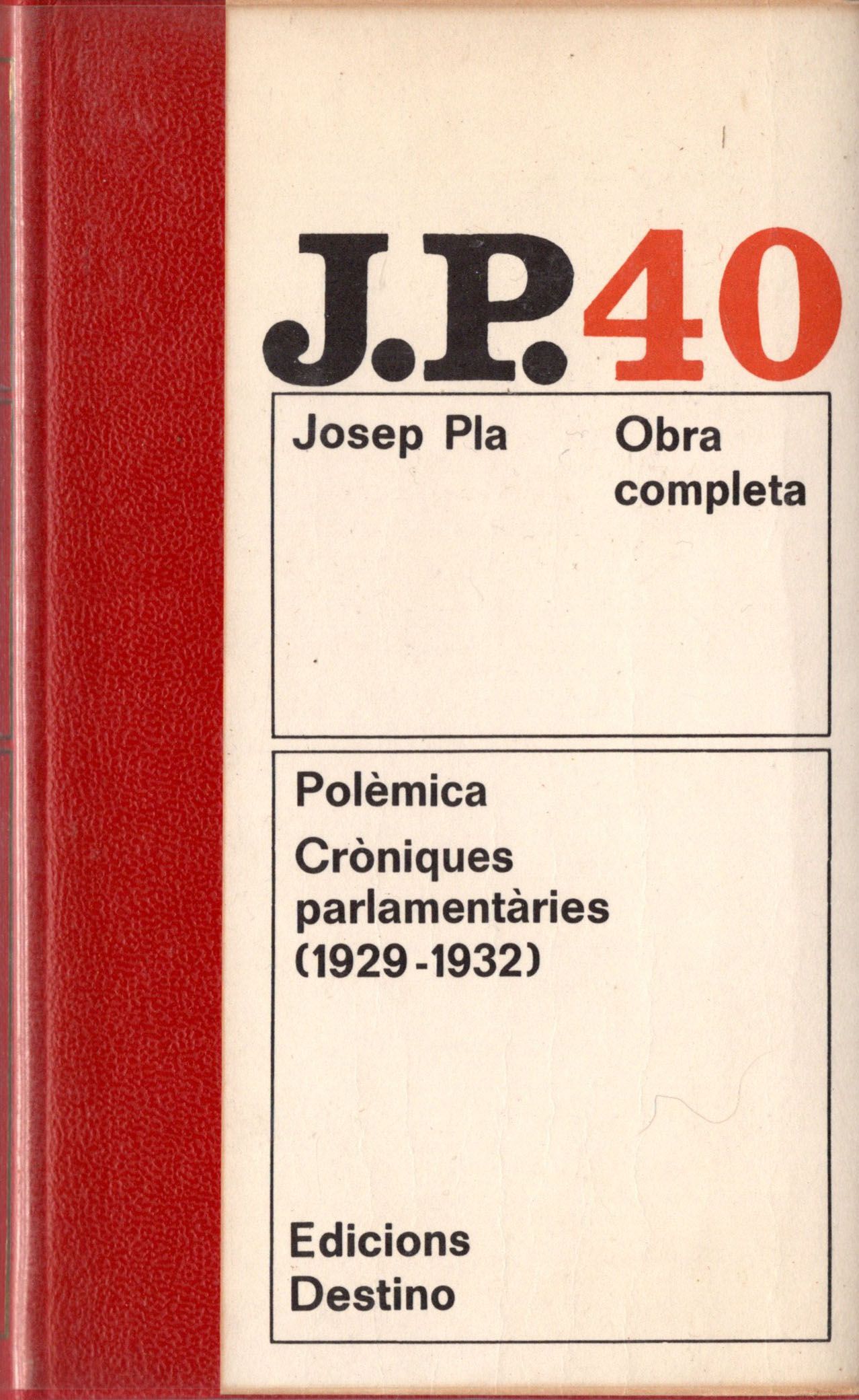 Polèmica; Cròniques Parlamentàries book cover