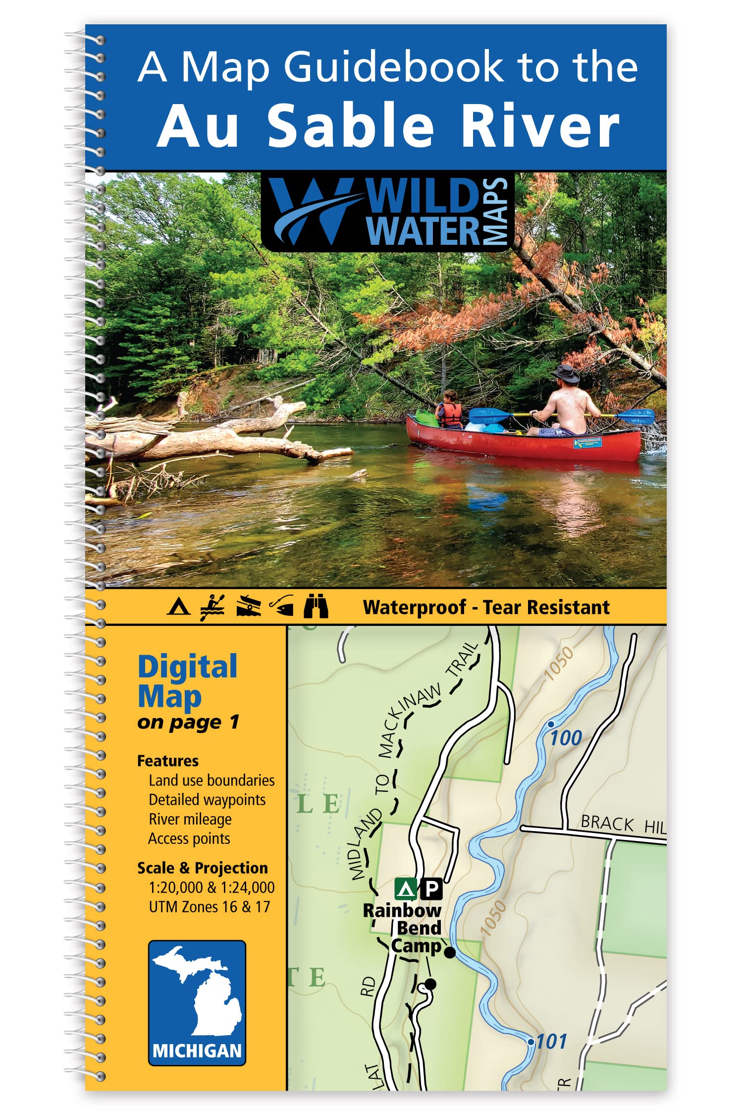 A Map Guidebook to the Au Sable River by WIld Water Maps Goodreads