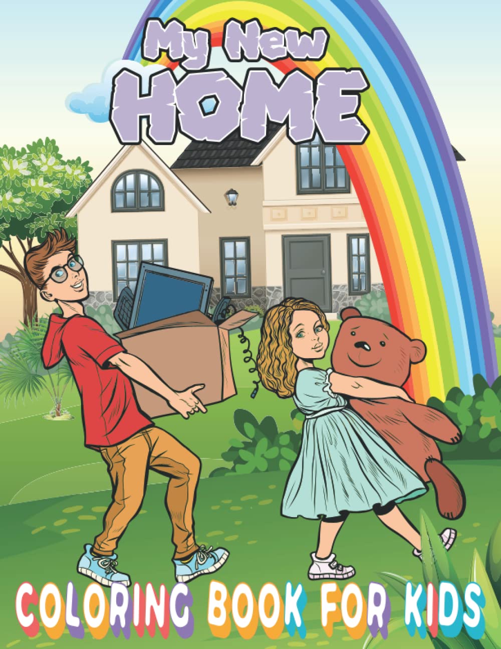 My New Home Coloring Book For Kids 50 Architecture and House Designs