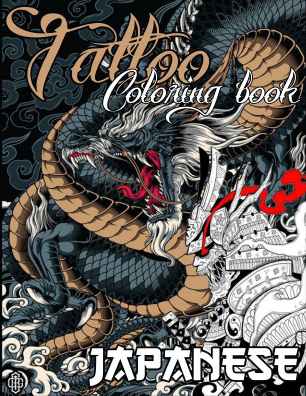 Japanese Tattoo Coloring Book by Delana Kiser | Goodreads