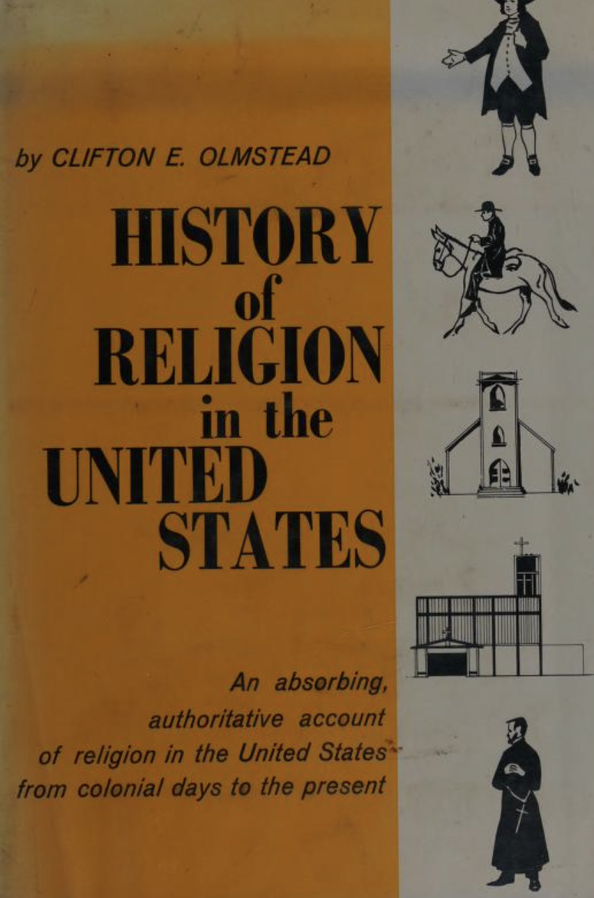 History of Religion in the United States by Clifton E. Olmstead | Goodreads