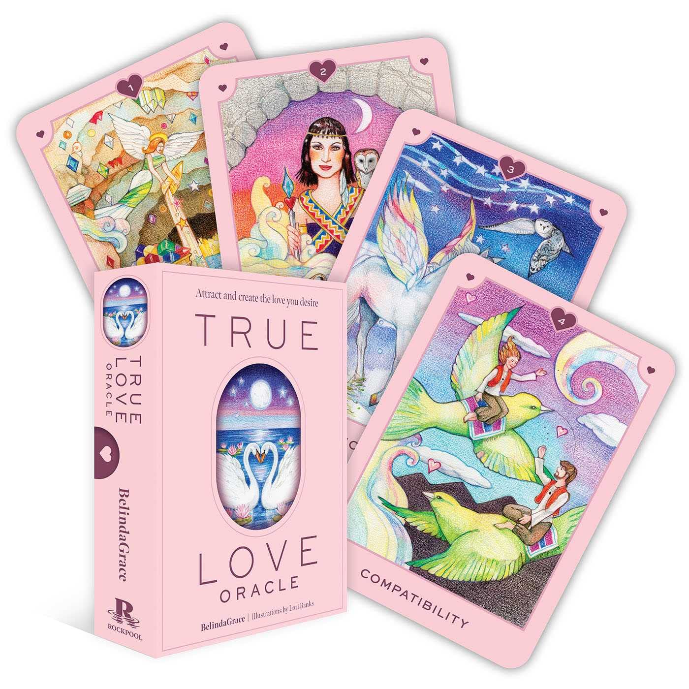 True Love Oracle 36 Gilded Cards and 96Page Book by BelindaGrace