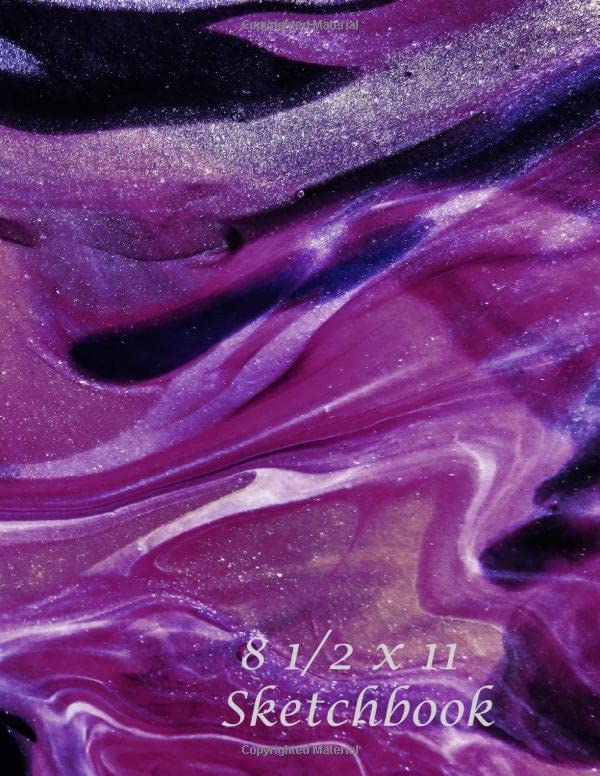 8 1/2 x 11 Sketchbook 8.5 x 11 Notebook Without Lines for Drawing