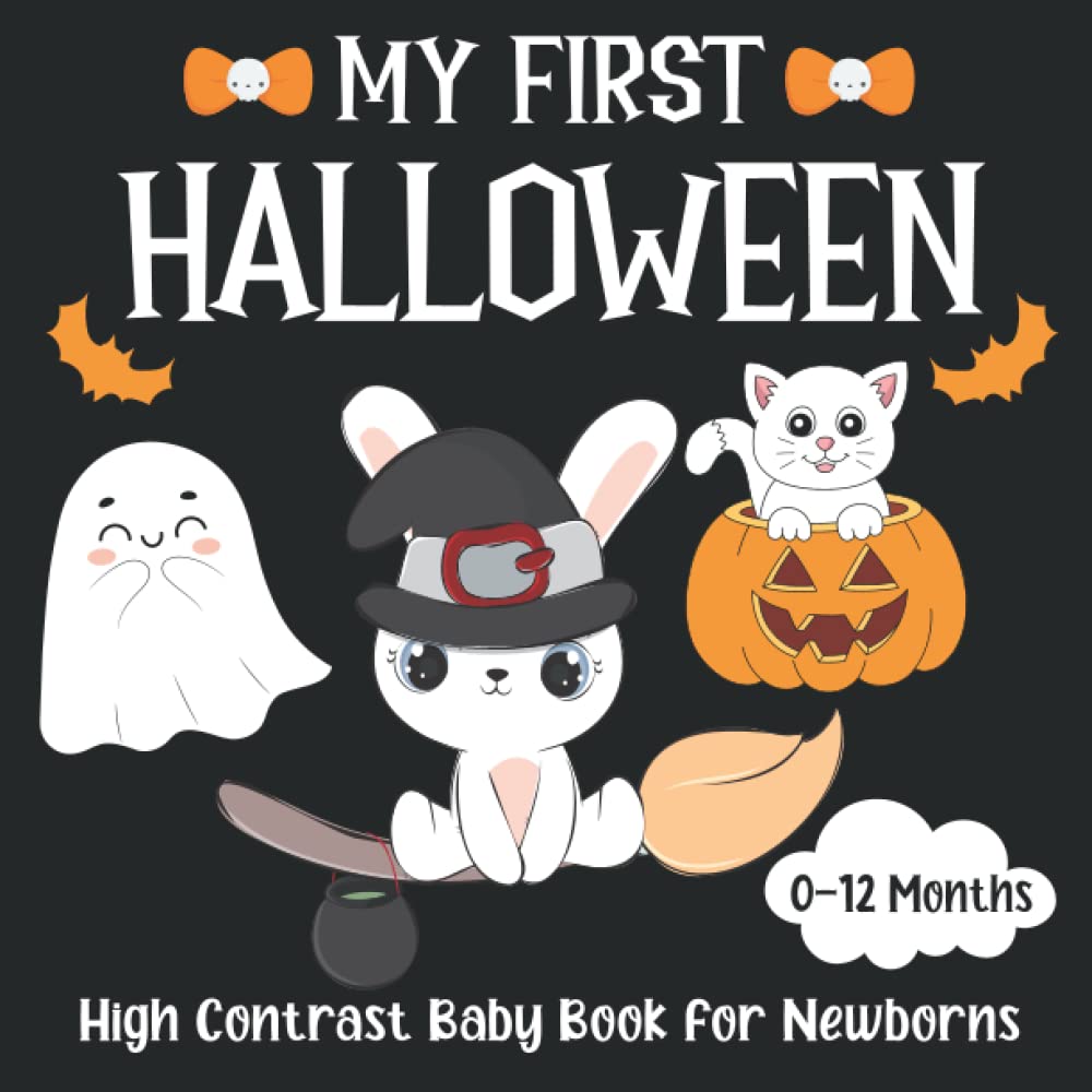 My First Halloween High Contrast Baby Book For Newborns 012 Months