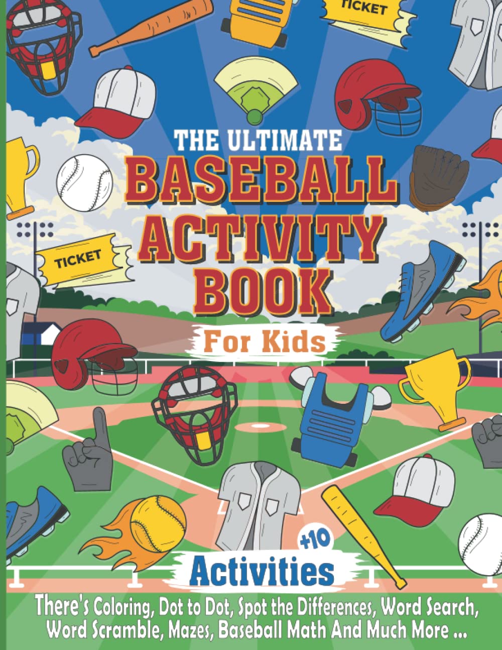 The ultimate baseball activity book for kids: The Perfect baseball ...
