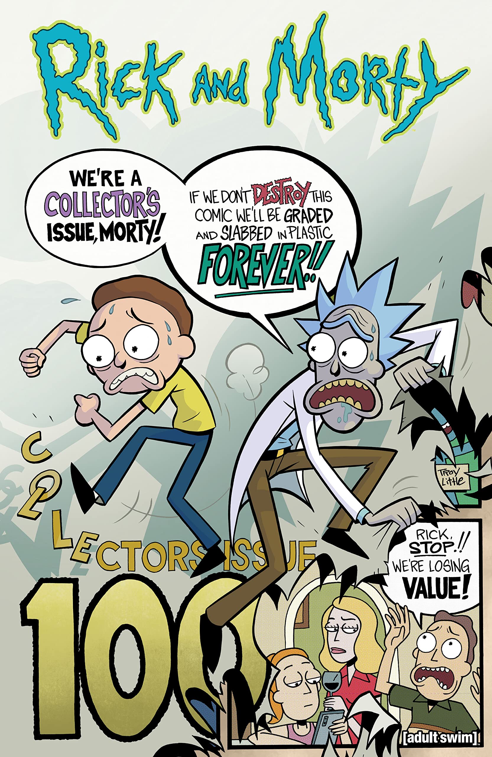 Rick and Morty #100 book cover