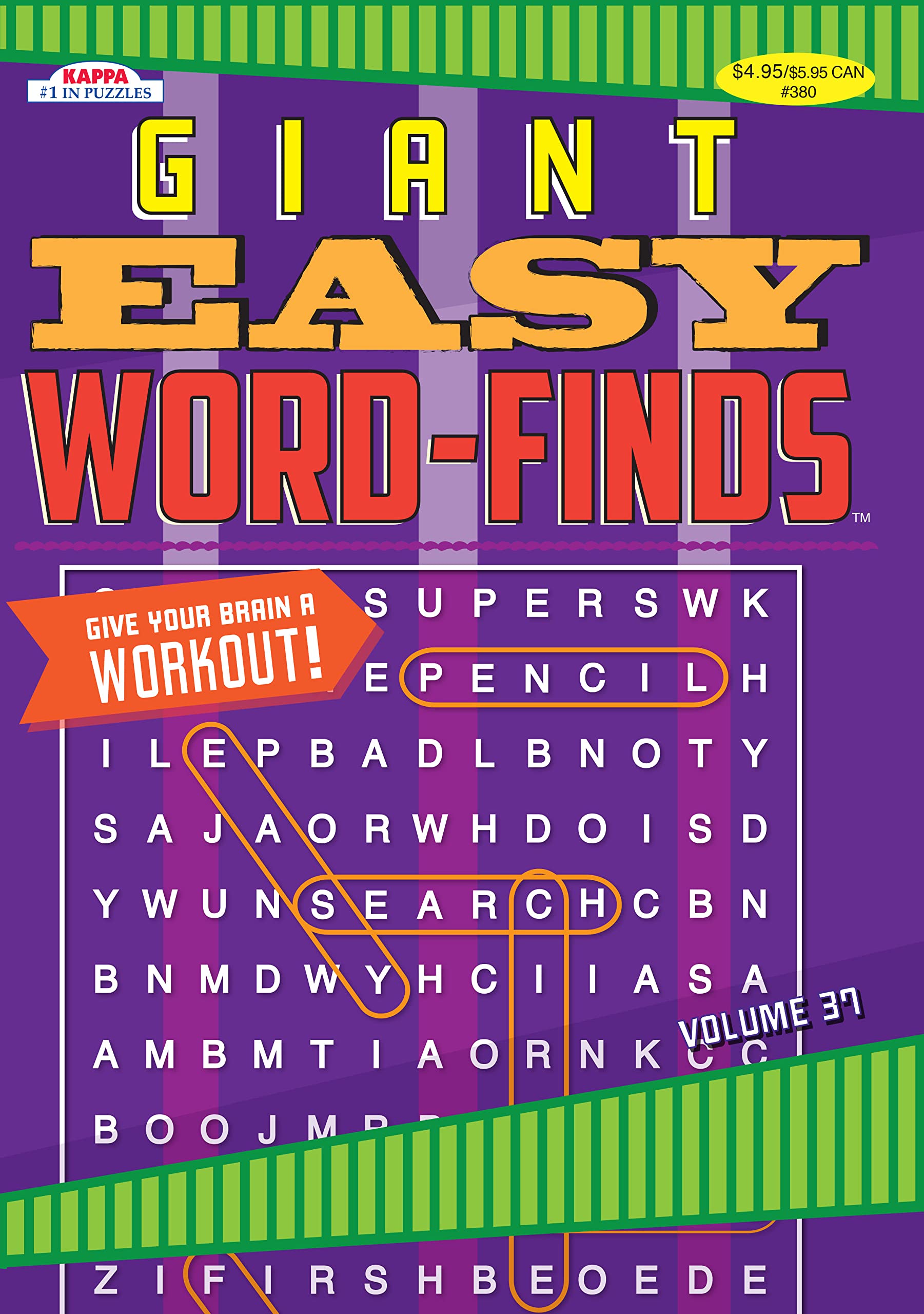 Giant Easy Word-Finds Word Search Puzzle Book by Kappa Books Publishers ...