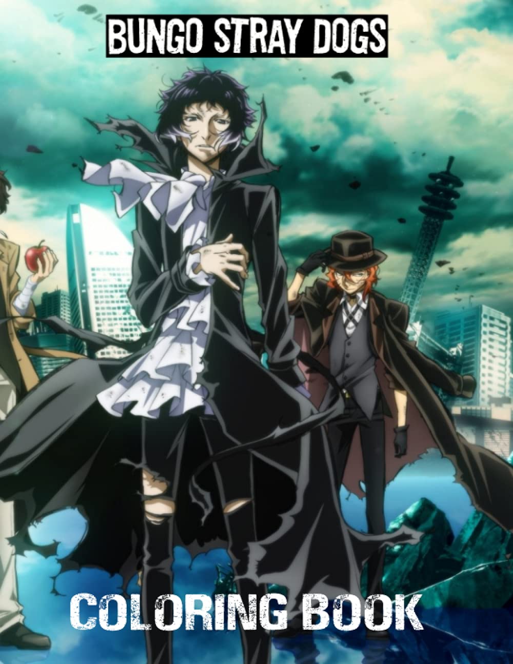 Bungo Stray Dogs Coloring Book Perfect Coloring Book For Adults and