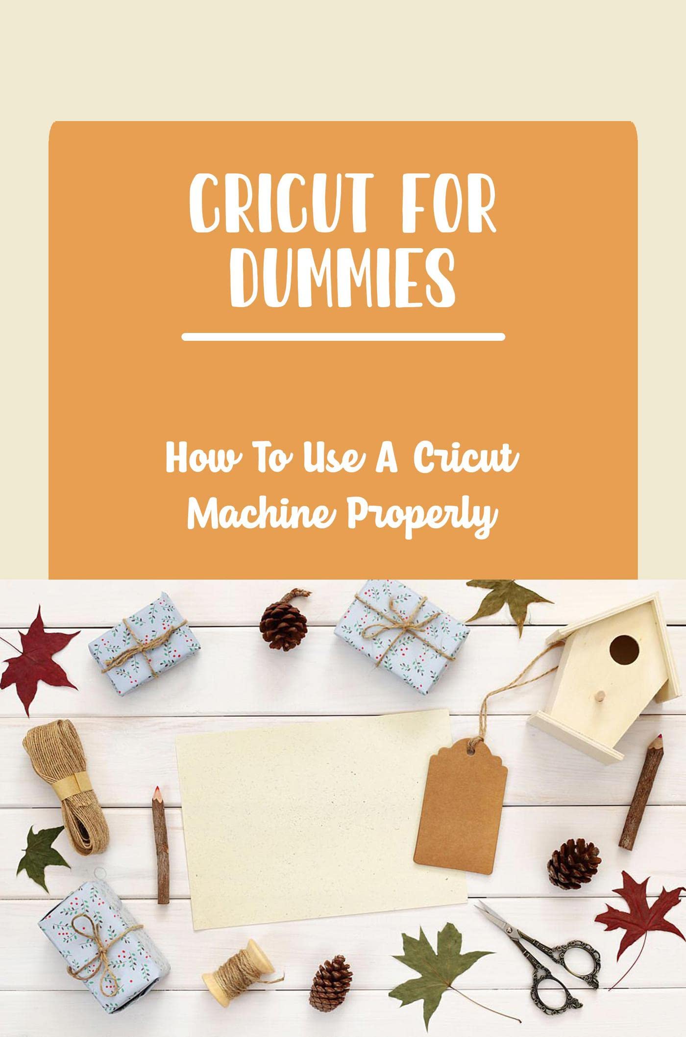 Cricut For Dummies How To Use A Cricut Machine Properly by Theodore