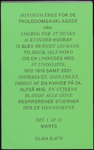 Mindesmærke for de Troldomsanklagede book cover