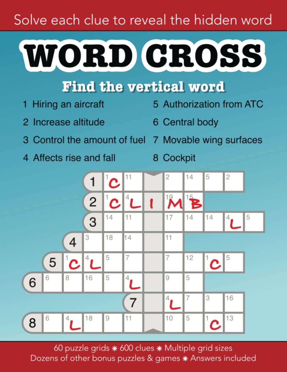 Word Cross the crossword puzzle with a twist 60 puzzle grids with