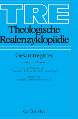 Theologische Realenzyklopädie Volume 2 Namen (Theologische
