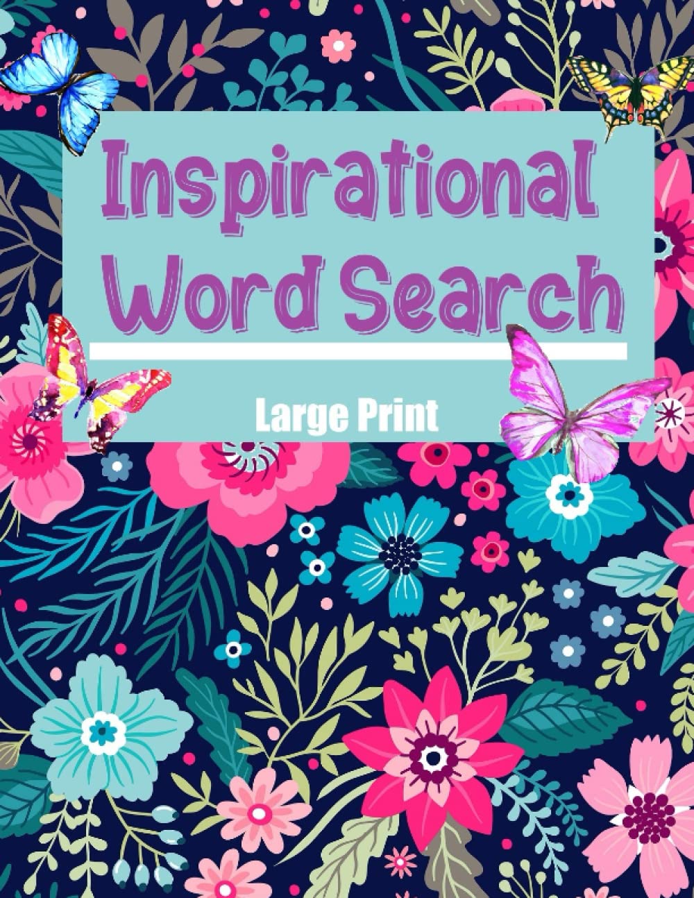 Inspirational Word Search: Large Print Positive Word Search ...
