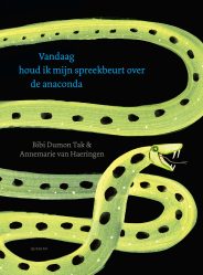 Vandaag houd ik mijn spreekbeurt over de anaconda book cover